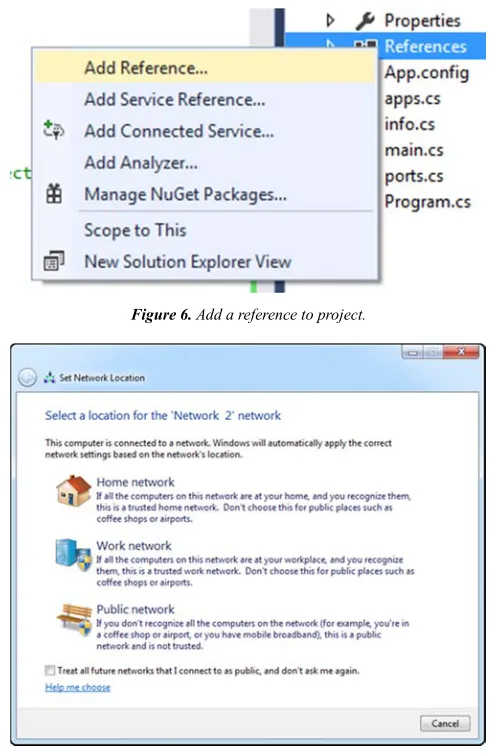 Figure 7. Windows asks to choose a profile. 