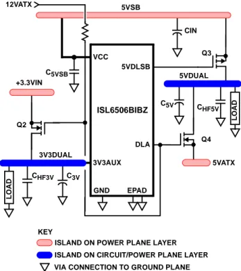 Figure 4 shows the connections to most of the components  in the circuit. Note that the individual capacitors shown each  could represent numerous physical capacitors