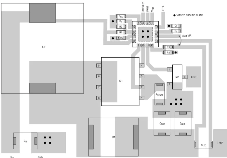 Figure 5. Boost Converter Suggested Layout