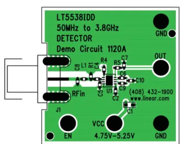 Figure 7. Component Side of Evalution Board