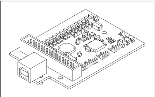 Figure 1.  USB-6008/6009 OEM Device