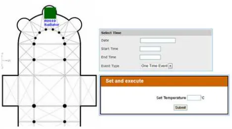Figure 14. Main server schedule configuration user interface 