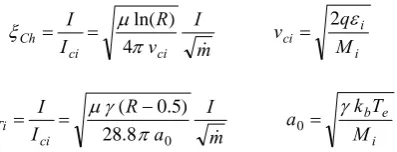 Table 2.  ξ parameter.  2000 J 2333 J 