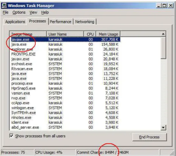 Figure 9. Windows Task Manager 