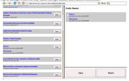 Fig. 2.  Screenshot of the Manual Interface 