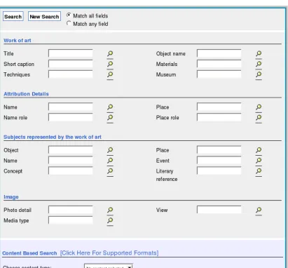 Figure 4.3: Query Interface