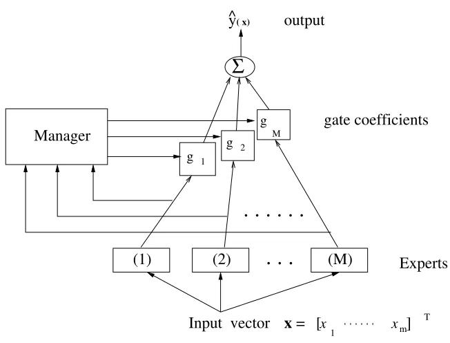 Fig. 1. The mixture of experts network
