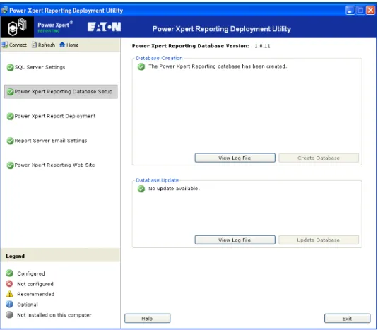 Figure 2.7. Database Setup Settings