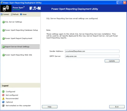 Figure 2.9. SMTP Server Settings
