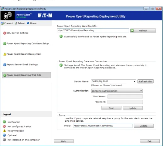 Figure 2.10. PXR Web Server Settings