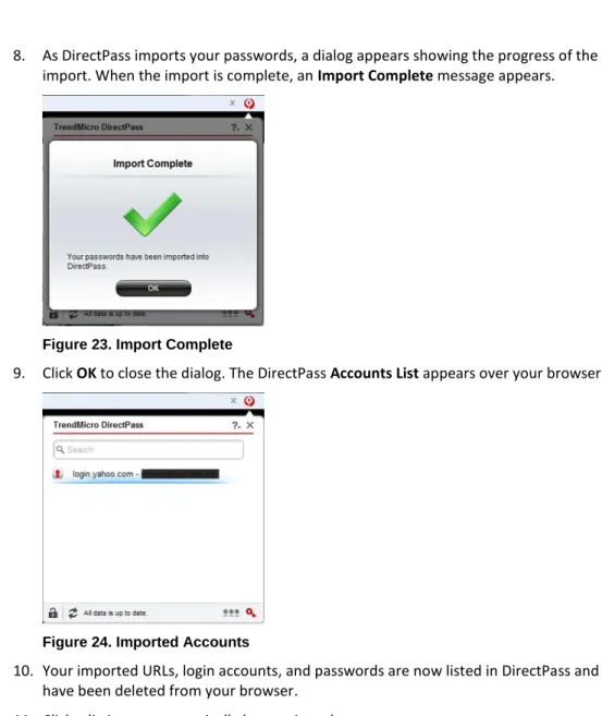 Figure 23. Import Complete 