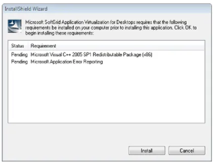 Figure 1. Installation requirements 
