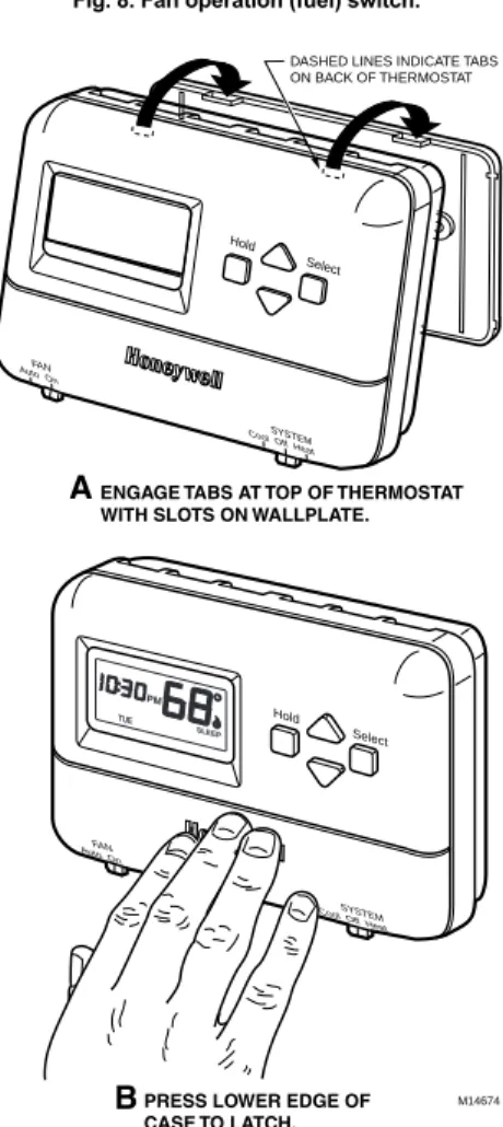 Fig. 8. Fan operation (fuel) switch.