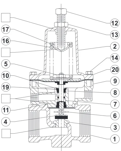 Figure 3.  Type 119 Control Valve Assembly