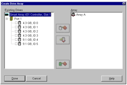 Figure 6-6.  Create Array screen