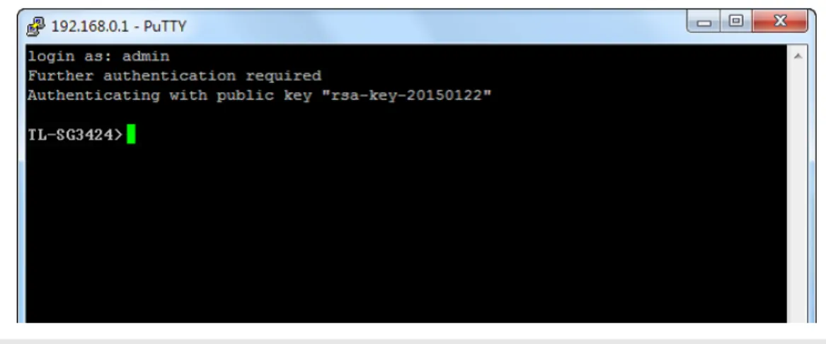 Figure 4-22 Telnet Config  The following entries are displayed on this screen: 