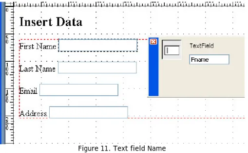 Figure 11. Text field Name 