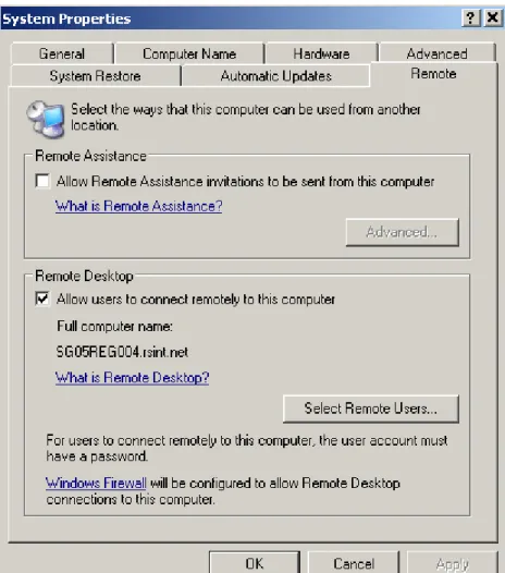 Fig. 4.6 Enable Remote connection 