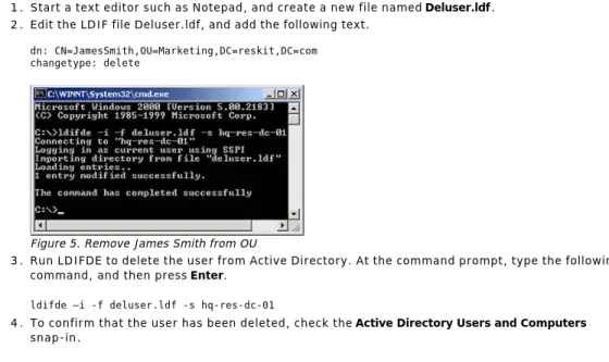 Figure 5. Remove James Smith from OU2 .