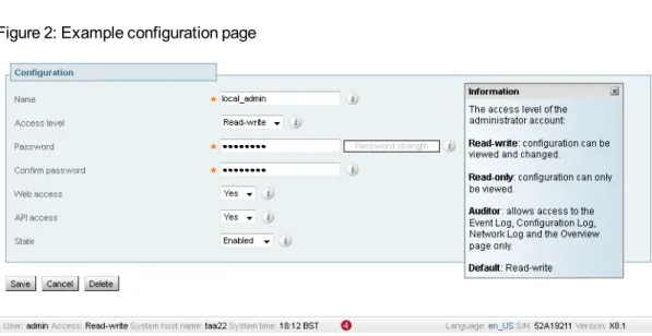 Figure 1: Example list page