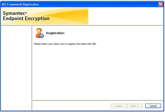 Figure 2.10—Token Registration, SSO Not Enabled, Token Insertion