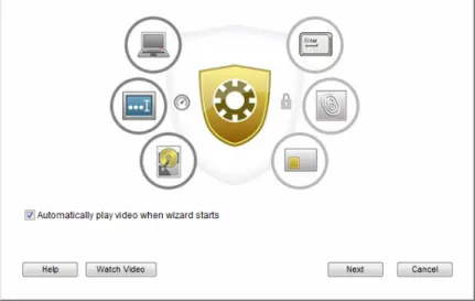 Figure 1: HP ProtectTools Security Setup Wizard 
