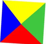 Figure 2  A Special Position of a Pyramid or Octahedron   