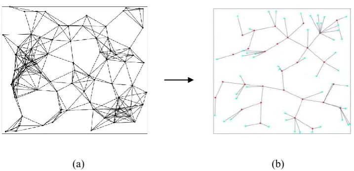 Figure 1.1: (a) Original topology, (b) Reduced A3 Topology 