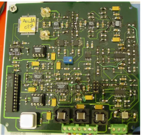 Figure 14. PCB of a ﬁfth-order electromechanical ��M with thelinearized electrostatic force feedback.