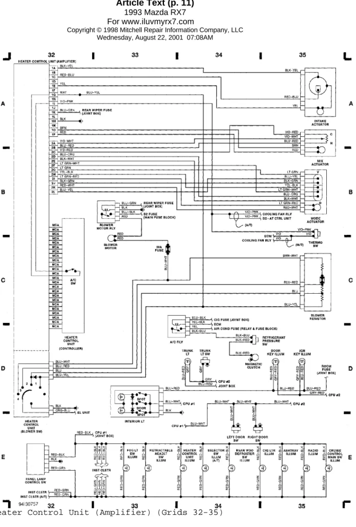 Fig. 9:  Heater Control Unit (Amplifier) (Grids 32-35)