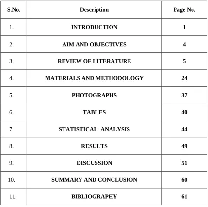 TABLES 40