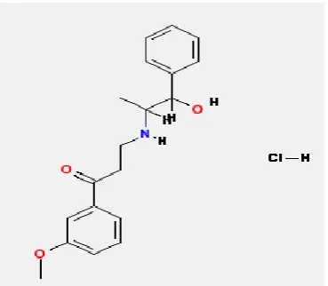 Fig 3.2.4: Structure of oxyfedrine. 