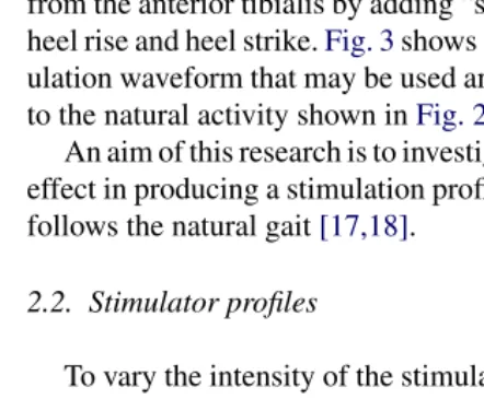 Fig. 3. Illustration of the potential stimulation pattern to mimic the naturalmuscle activity.