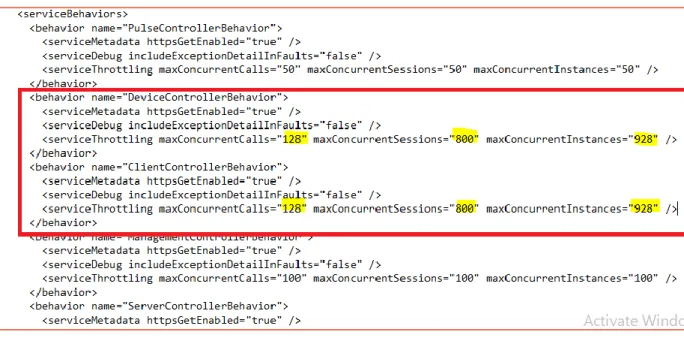 Figure : 1 vCPU-based modification in the config file.