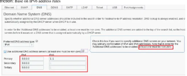 Figure 4 DNS Settings