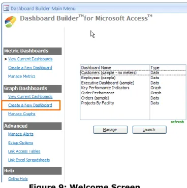 Figure 9: Welcome Screen 
