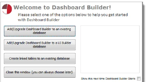 Figure 2: First Welcome Screen 