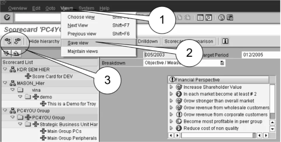 Figure 3.21  Creating a Personal View