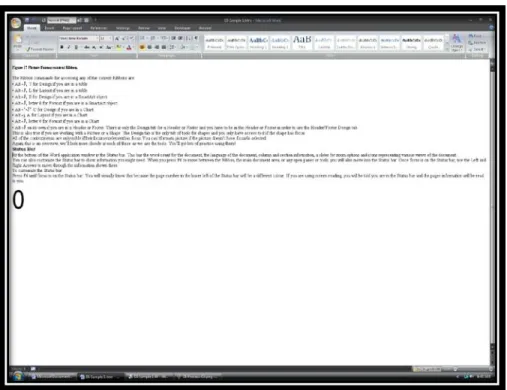 Figure 11 Full page view of recognized text in Microsoft Word. 
