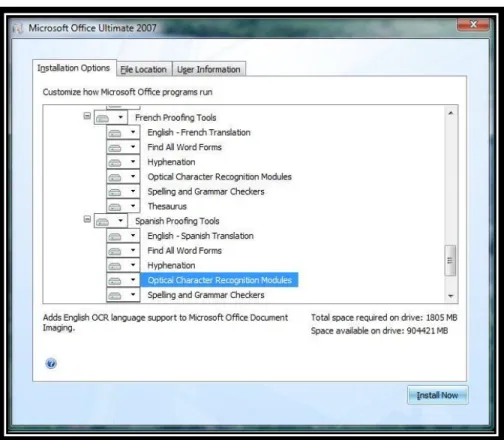 Figure 3 Spanish proofing tool OCR component. 