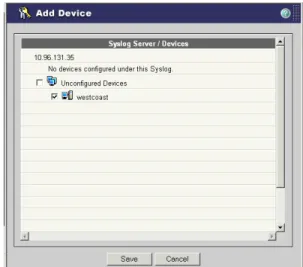 Figure 9: Add Device window