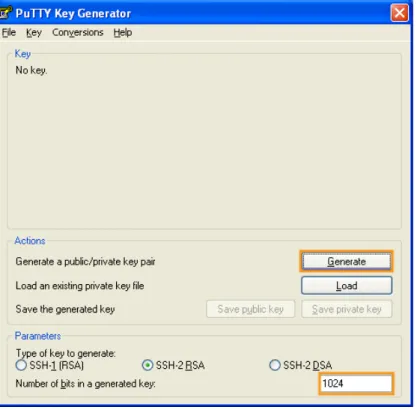 Figure 3.2. Windows PuTTYgen Application