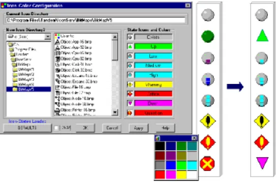 Figure 3. Window illustrating the customizable user-defined states that the ASAP analysis engine  can assign to objects