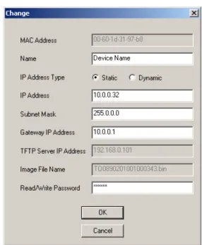 Figure 2-9  Scan Tool Change Screen