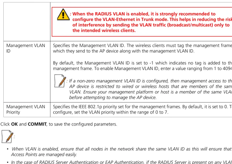 Figure 5-32 VLAN Ethernet Configuration