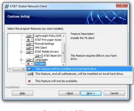 Figure 4: Install T6 
