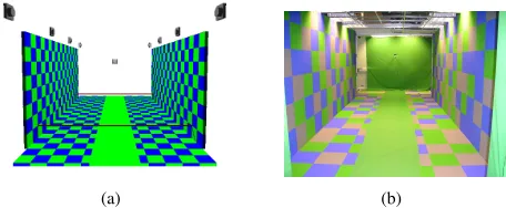 Fig. 2.The current tunnel prototype (a) synthetic (b) actual