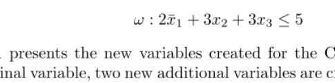 Figure 1 presents the new variables created for the CNF encoding. For each ≤non-terminal variable, two new additional variables are created whereas terminal