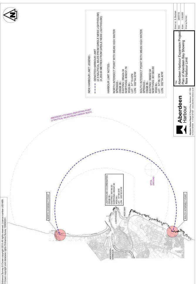 Figure 17.1 Aberdeen Harbour New Harbour Limits 