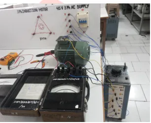 Fig. 4: Simulation of Grid connected Induction generator without capacitor bank 
